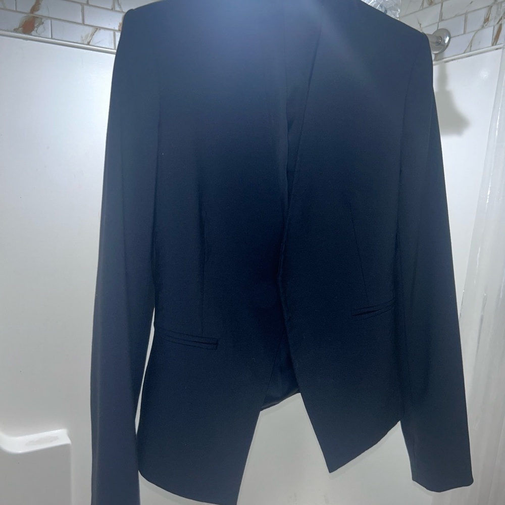 Theory WOMEN SEVONA Black Women’s Open-Front Tailored Blazer